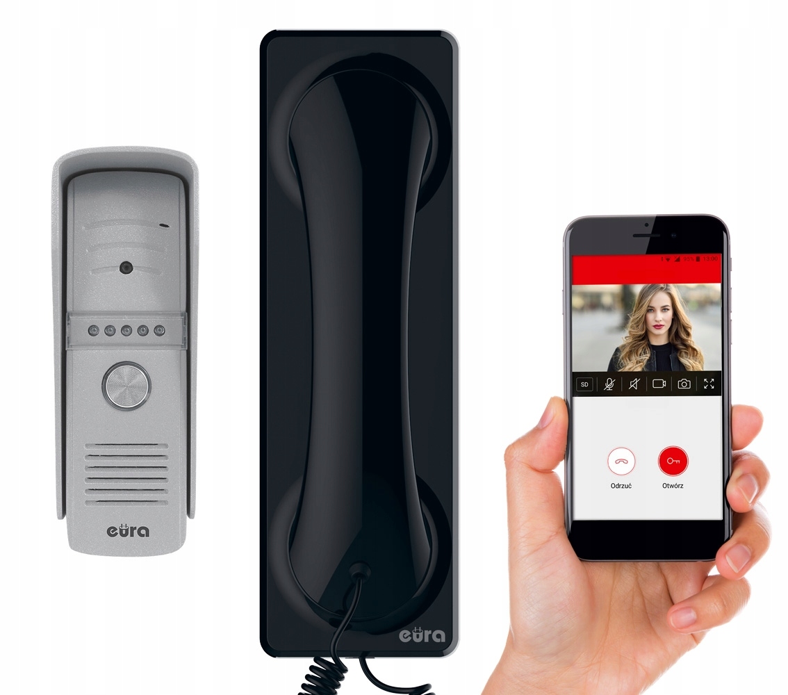 Eura Proxima VDP-50A3 čierny WiFi Videovrátnik