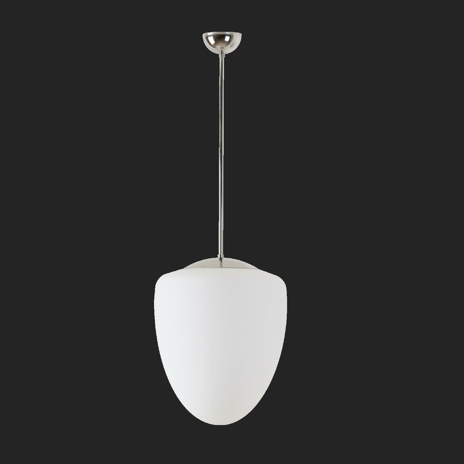 Osmont 60406 Astra P závesné sklenené svietidlo nerez leštená biela IP40 30