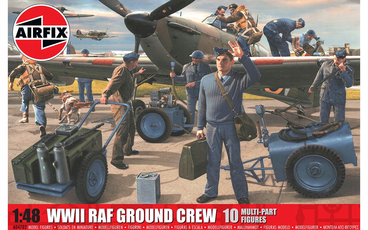 Pozemní posádka Raf z druhé světové války 1:48 Airfix 04702
