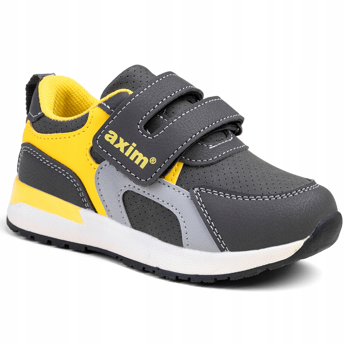 Półbuty sportowe sneakersy na Rzep w.SKÓRA lekkie Axim 26