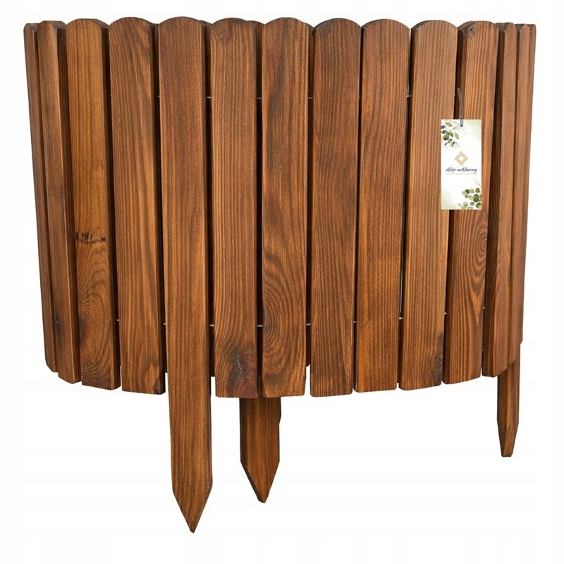 Rolborder Palisáda H40/55 cm 2 m, světle hnědá