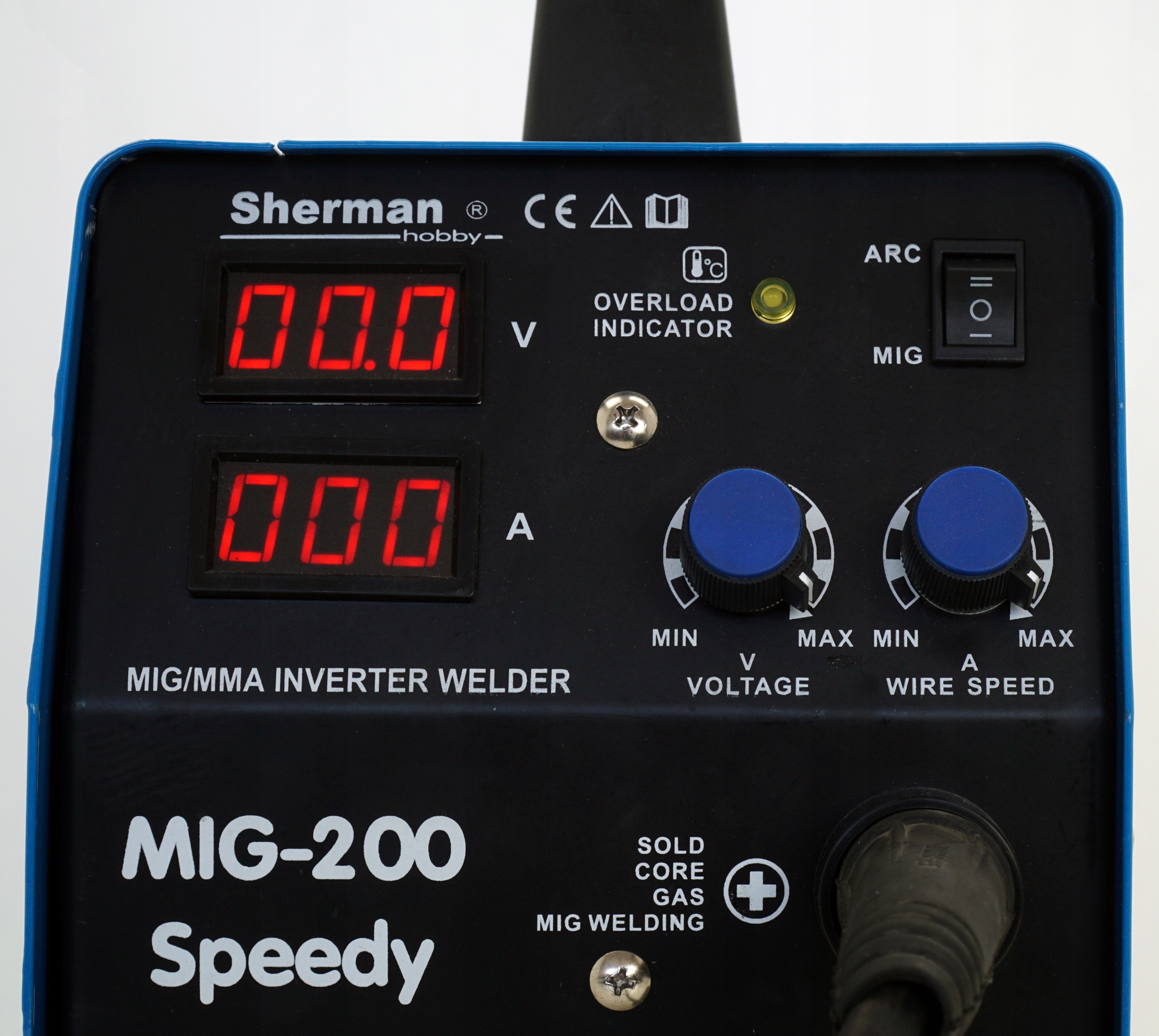 Spawarka MIGOMAT MIG 200 MMA 2w1 zestaw MAG 230 V Model SPEEDY MIG 200