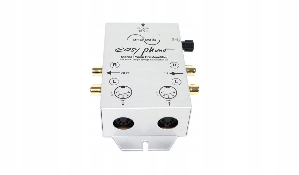 EASY PHONO ANALOGIS Przedwzmacniacz gramofonowy MM Marka Analogis