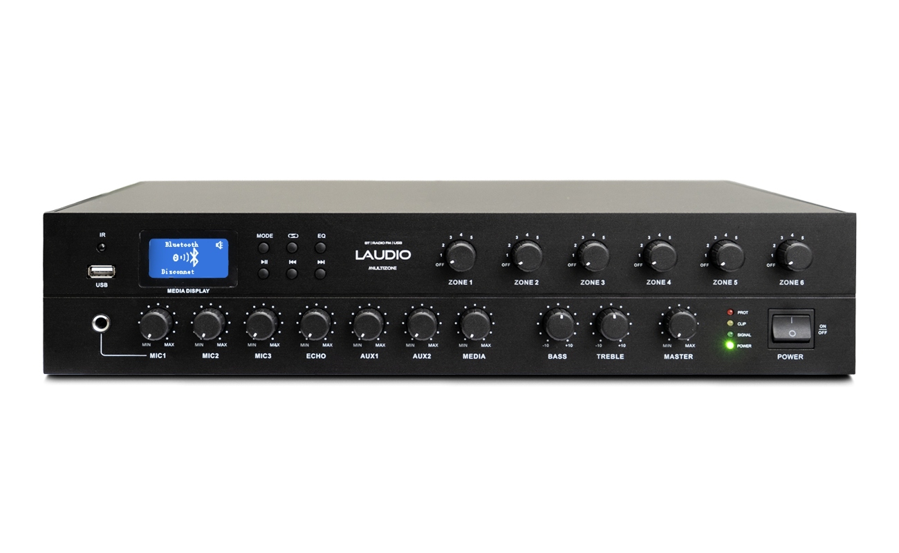 Zesilovač 100V 120W 6-zónový Laudio Multizone 120