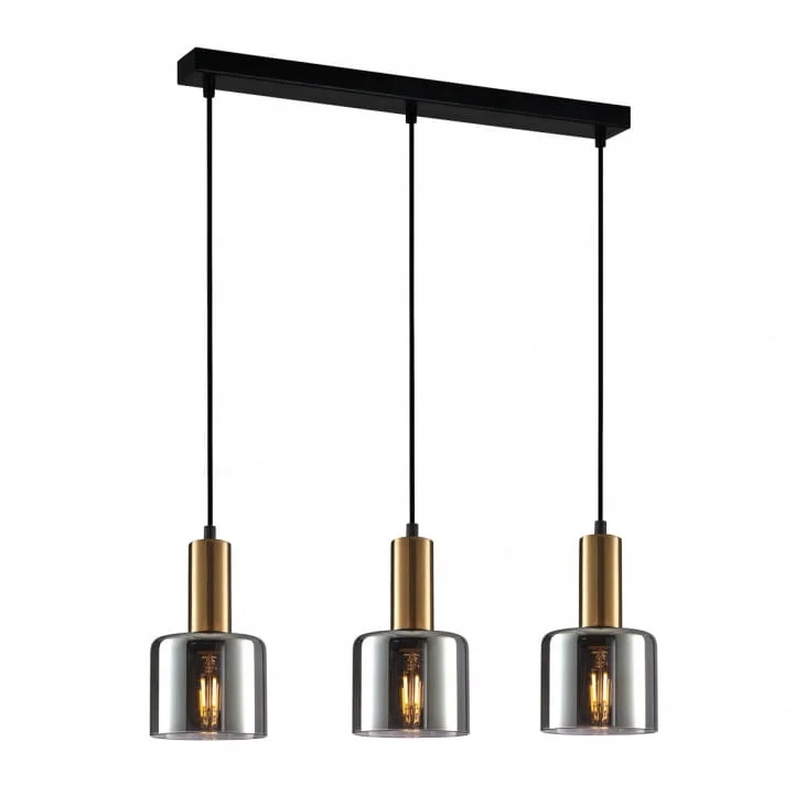 Závěsná lampa Italux Santia moderní měděná