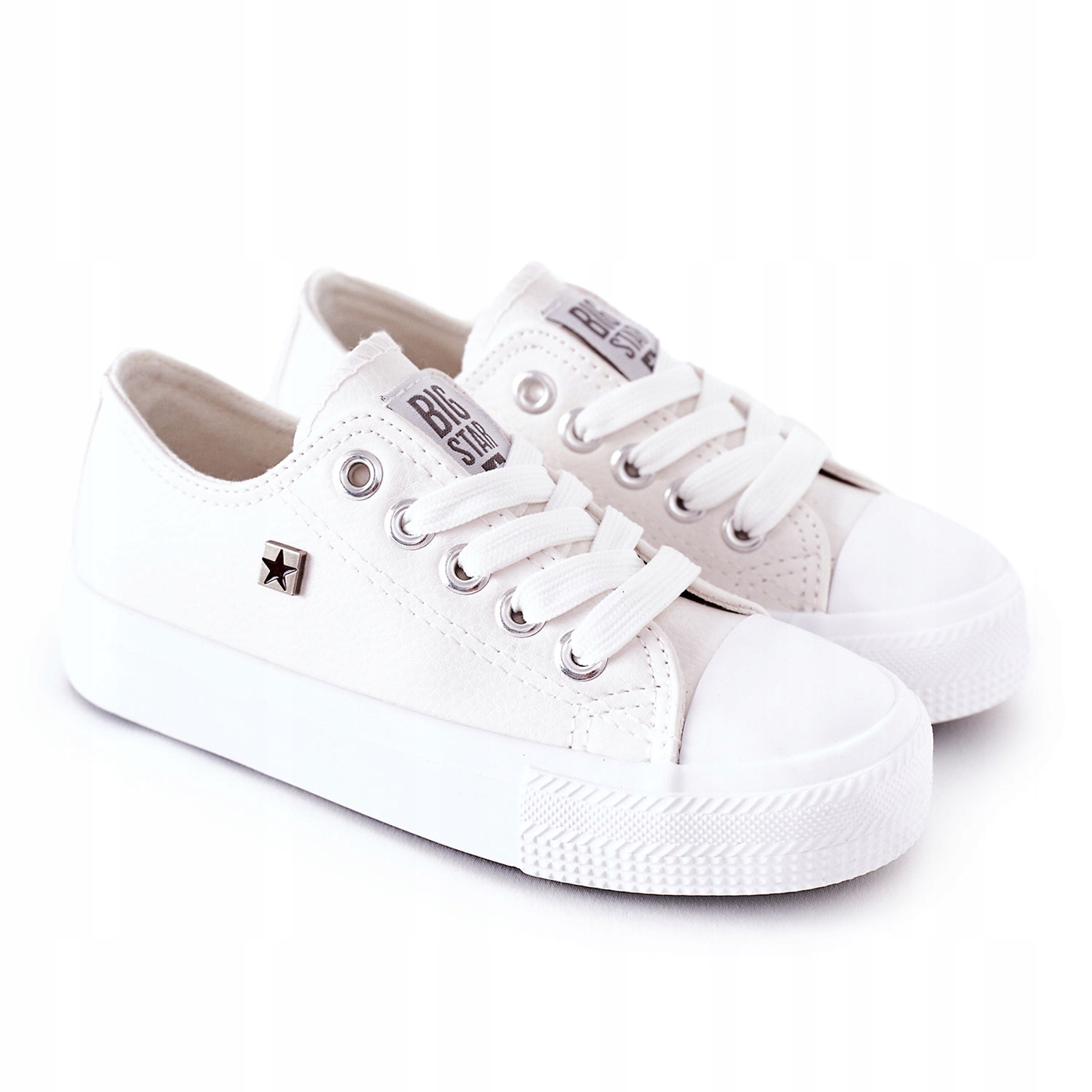 

Dziecięce Trampki Big Star FF374300 Białe 34