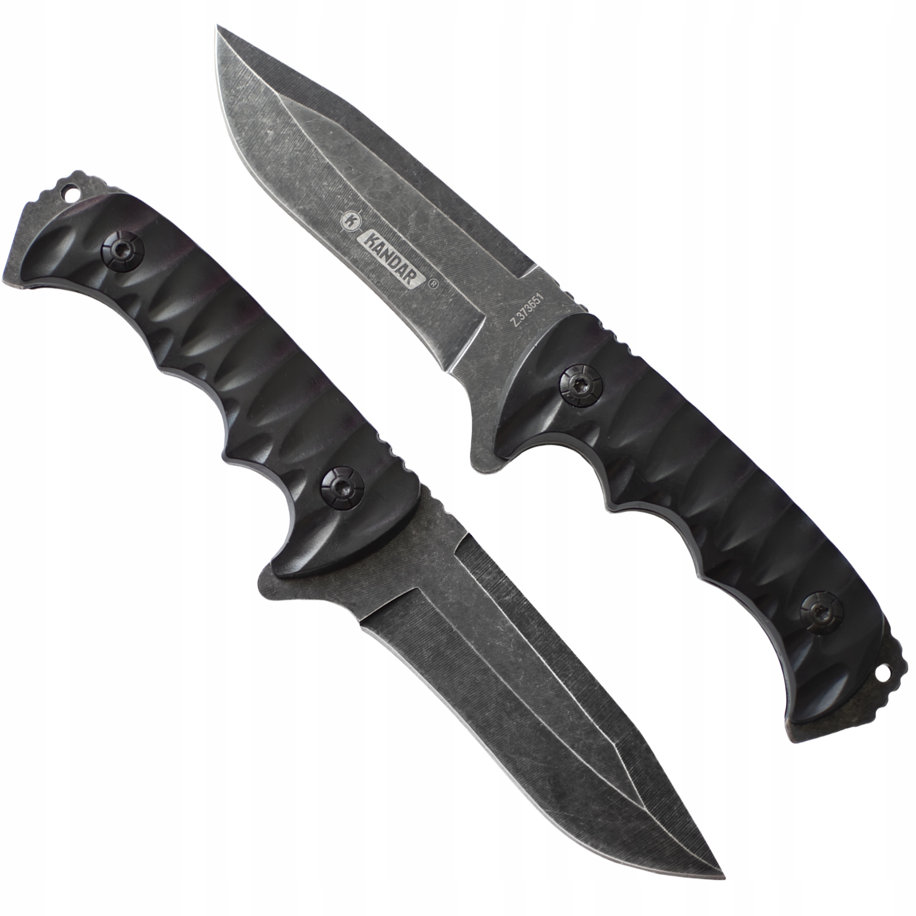 

Nóż Stały N157 Kandar Full Tang Stone Wash +etui
