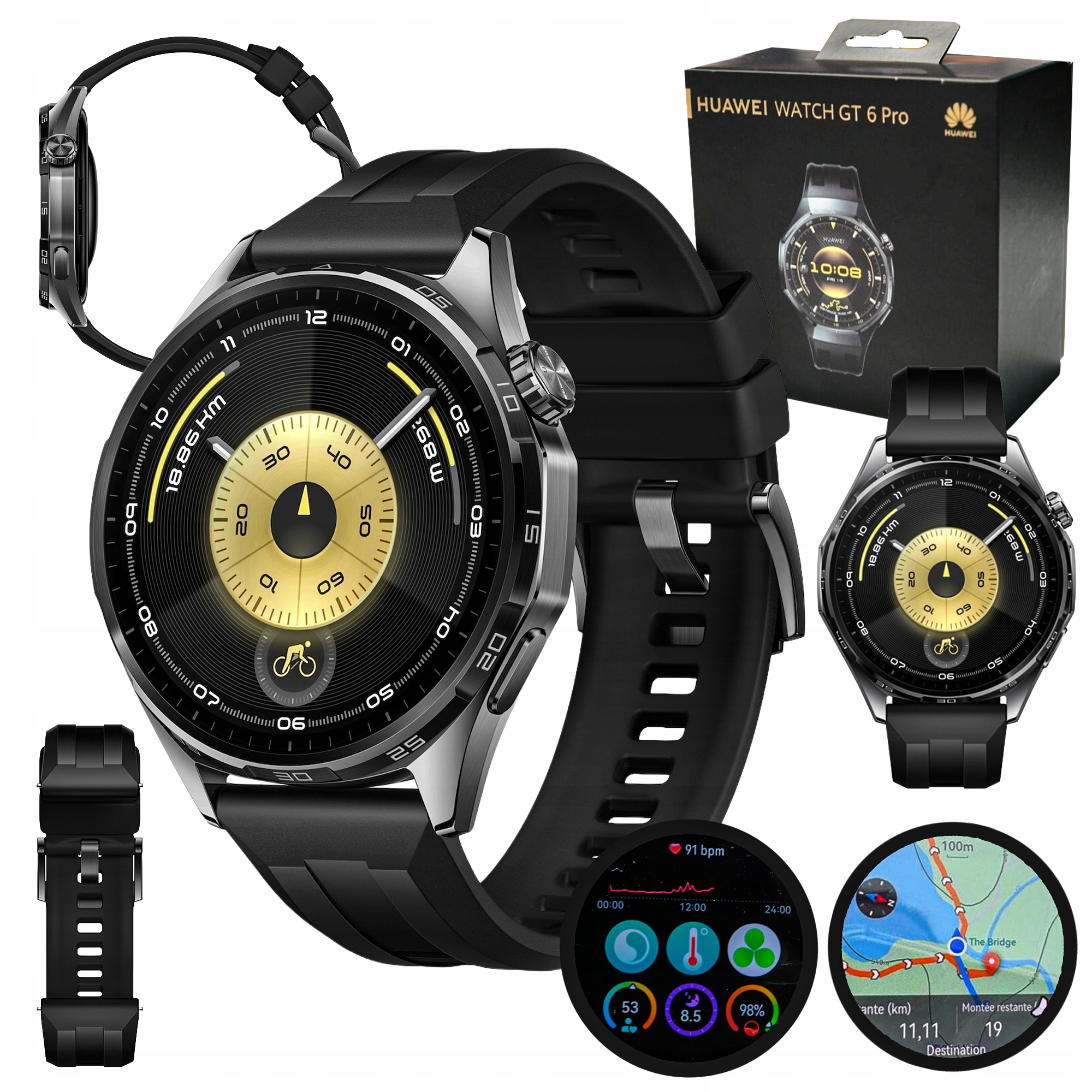 Chytré Hodinky Huawei Watch Gt 6 46 mm Active černé