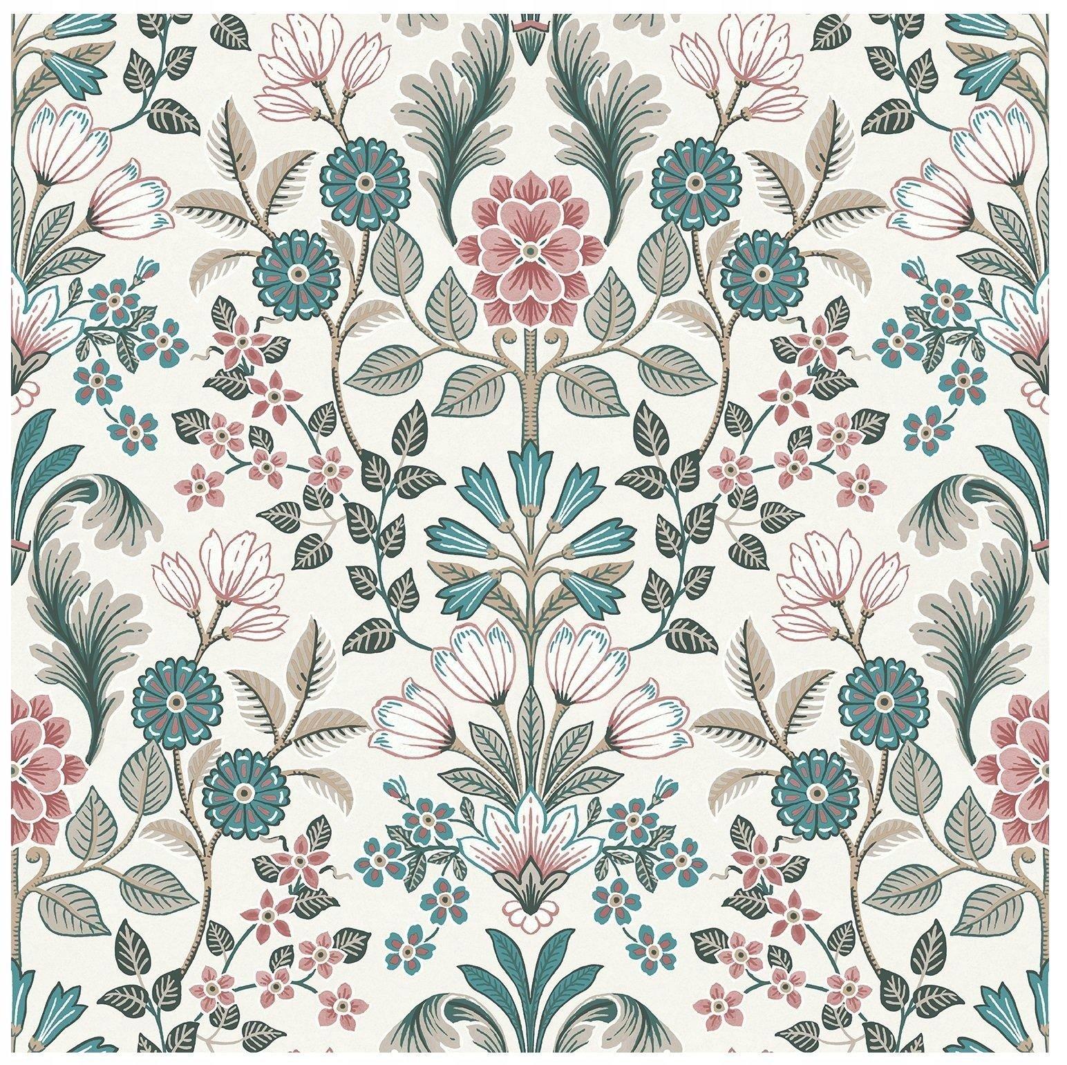 

Tapeta winylowa kwiaty retro tapety ścienne