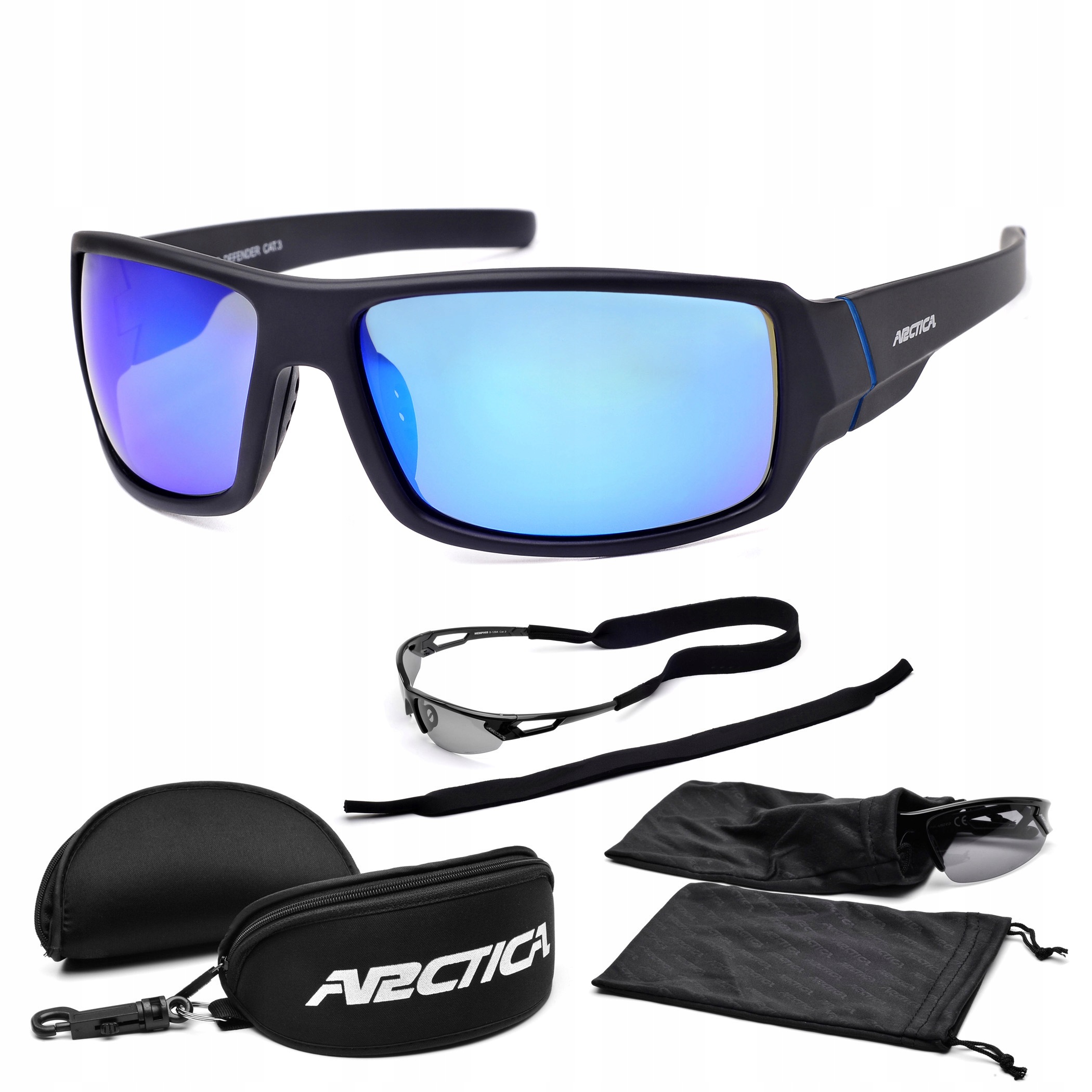 Polarizační Brýle Arctica S-320B Sportovní Pro Řidiče UV400 Zrcadlové