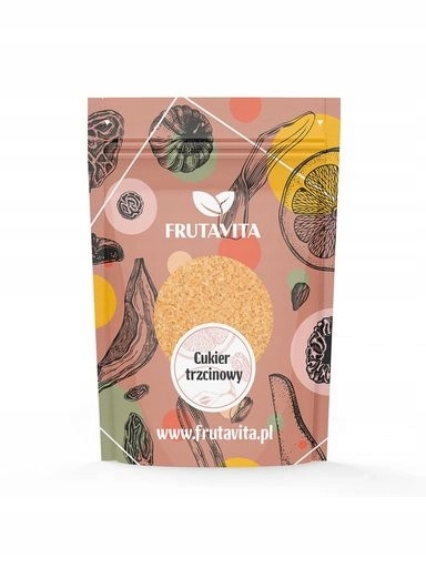 4x Frutavita Cukr třtinový 1000 g