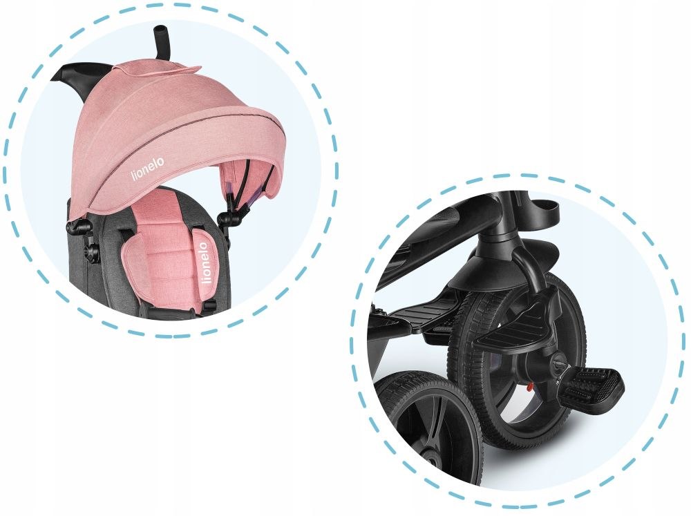 HAARI Lionelo Rowerek trójkołowy od 18 m-cy do 5 l Model Haari