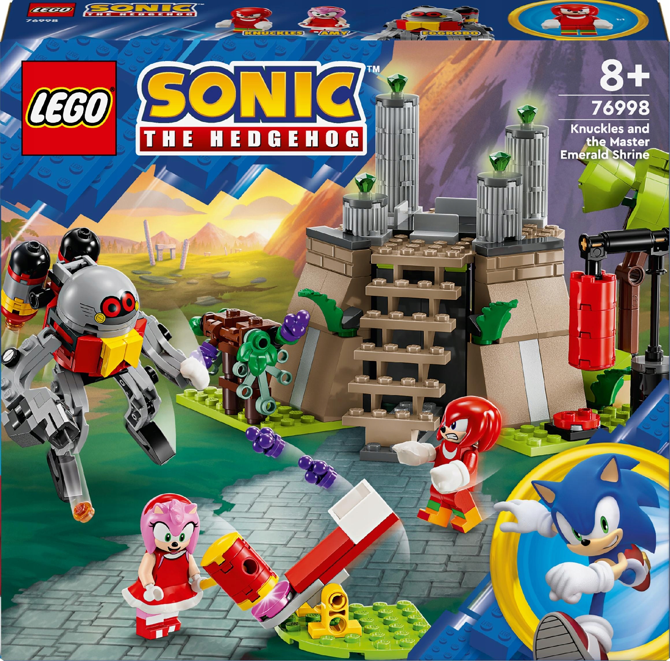 Lego Sonic the Hedgehog 76998 Knuckles a chrám Master Emerald