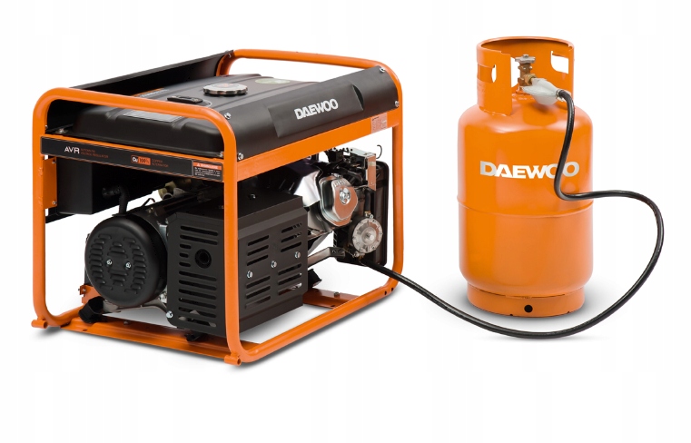 Agregat dwupaliwowy Daewoo GDA7500DFE LPG/Pb 6kW Marka Daewoo
