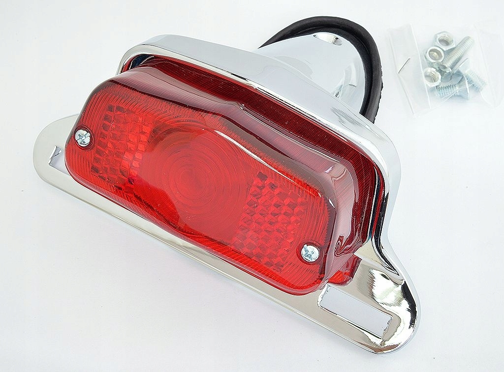 Emgo 2025/02 Zadná Lampa Pre Klasiku S Chrómom S Upevnením Na Tabuľu