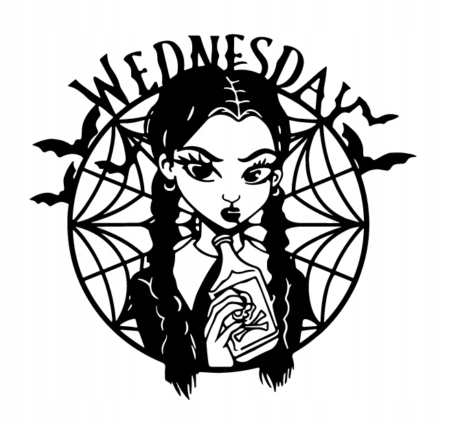 nástěnná dekorace Obraz vzor Wednesday