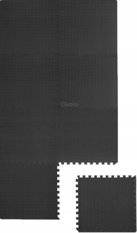 Gymnastická podložka puzzle skládací, pěnová, protiskluzová, 3 m2