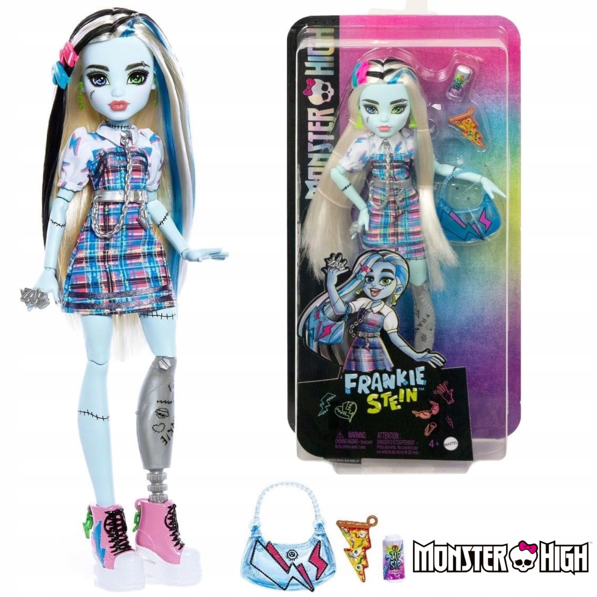 Monster High Frankie Stein Day Out Lalka Zabawka Dla Dziewczynki HKY73
