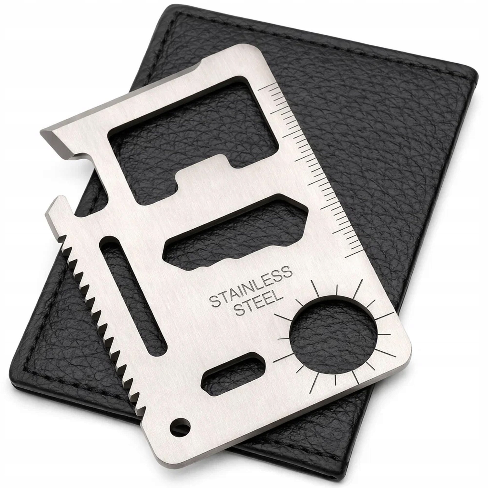 Karta Przeżycia Przetrwania Survival Card Niezbędnik Nóż Mini Multi Tool