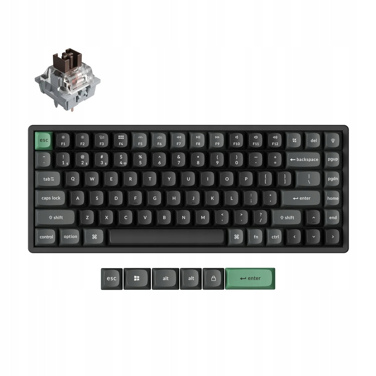 Bezdrátová mechanická klávesnice Keychron K2 Ultra 8K K2U-J3