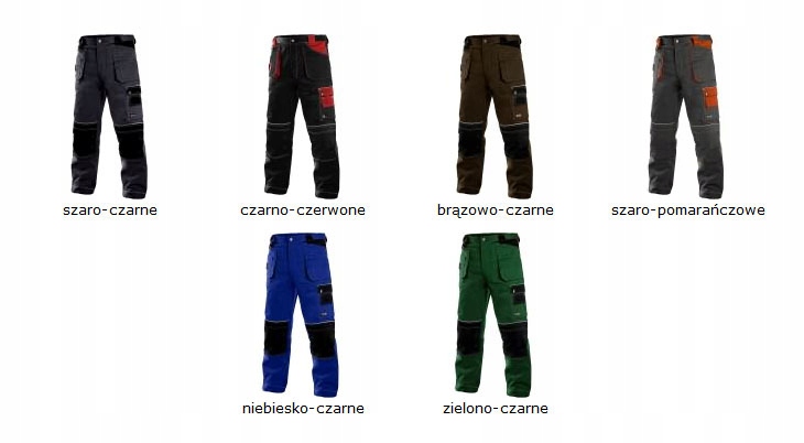 SPODNIE ROBOCZE CXS ORION TEODOR SZARE w 24h r. 66 Marka CXS