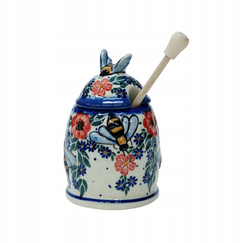 

Ceramiczny pojemnik na miód Bolesławiec