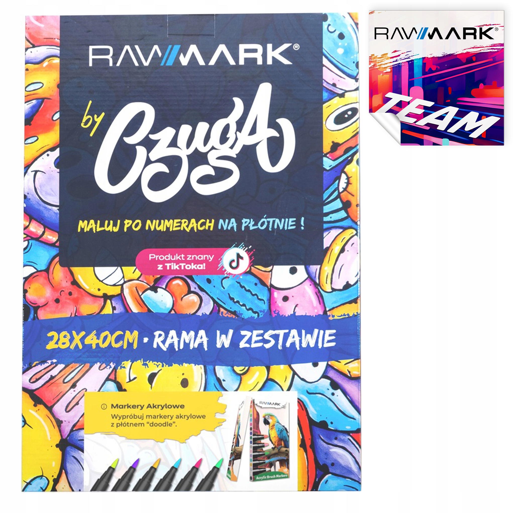 Plátno Doodle 28x40 cm by Czuga plátno s rámem