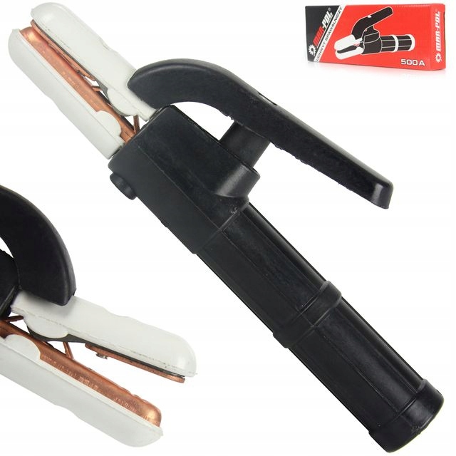 UCHWYT RĄCZKA ZACISK SPAWALNICZY ELEKTRODOWY 500A