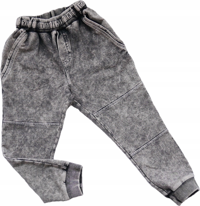 

Spodnie dekatyzowane szare a'la jeans Gamet 98