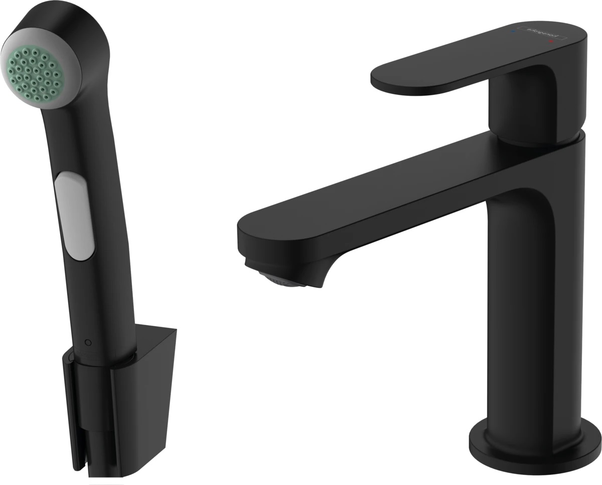 Hansgrohe 72215670 Rebris S Bateria umywalkowa 110 Bidetta i wężem 160 cm