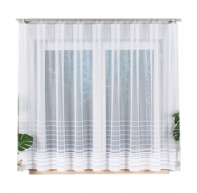 

Justi 350x160cm Firana żakardowa gotowa