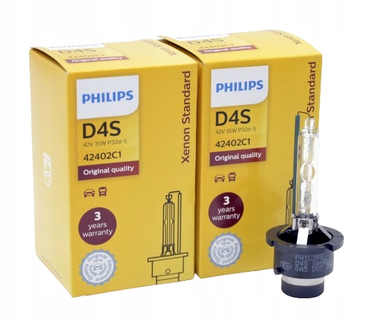 Žiarovka Horák Xenon Philips D4S 35W 42V Originál Nový 2 ks