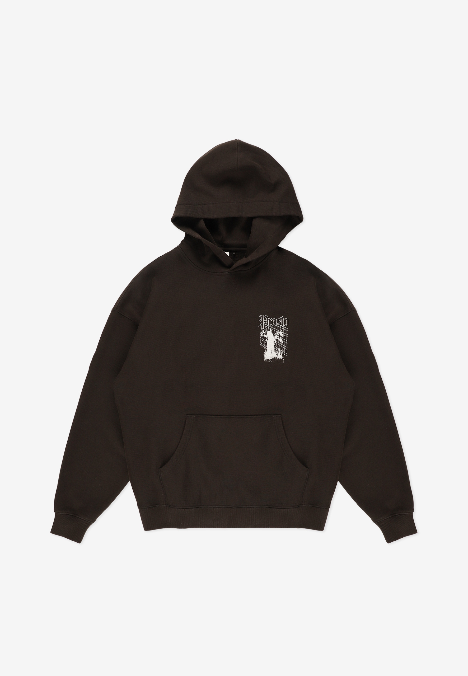 Męska czarna bluza z kapturem Prosto Shadow XL