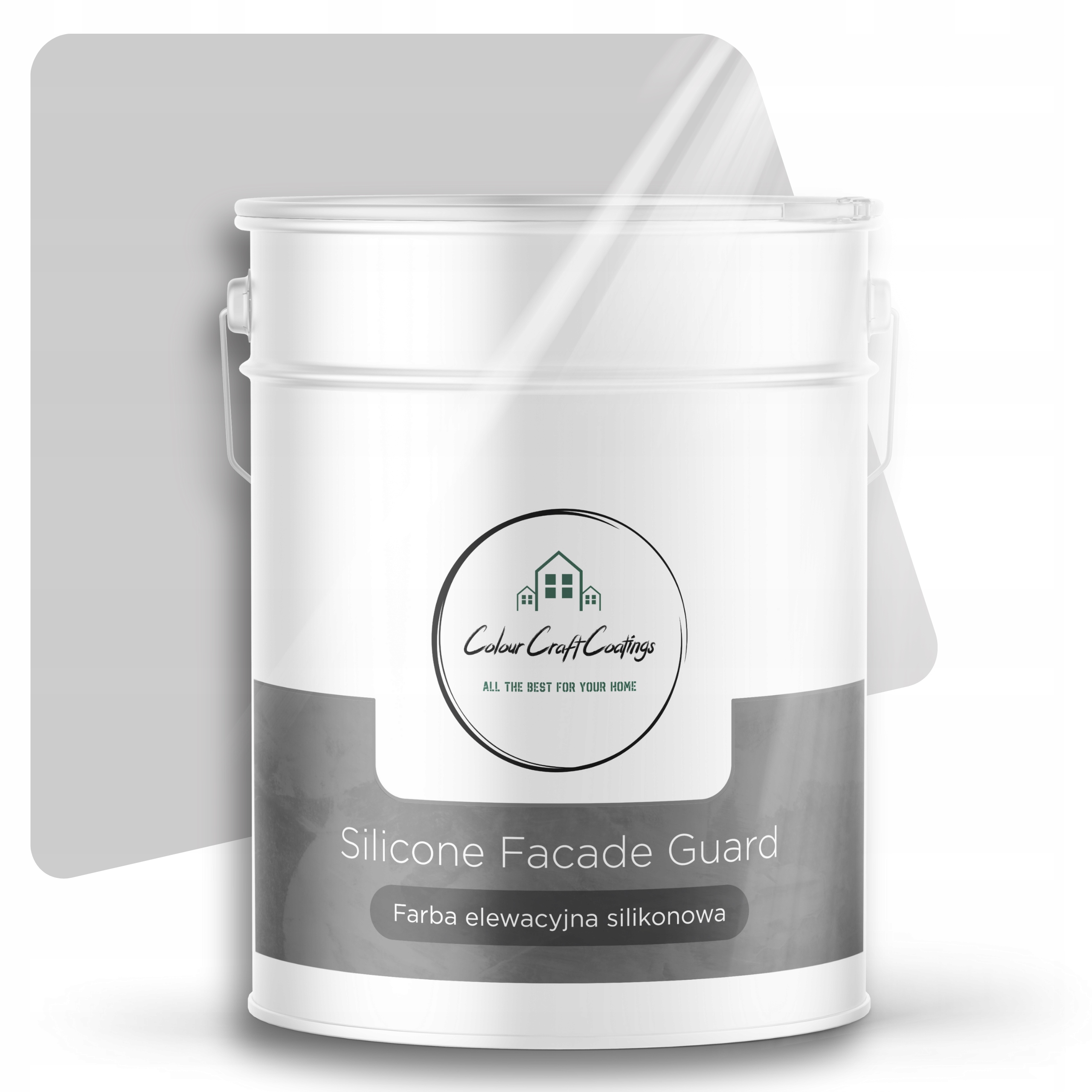 Barva Silikonová Fasádní Barva Stříbrná 10L F262