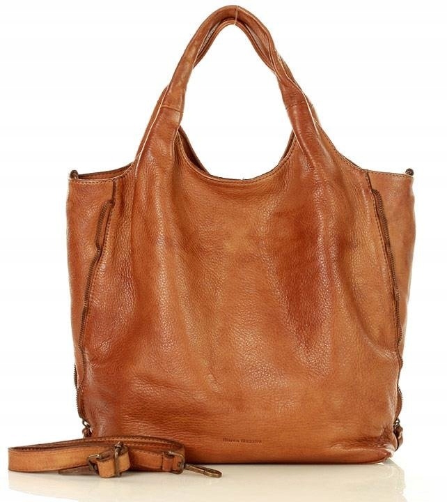 

Marco Mazzini Pojemna torebka shopper bag Camel
