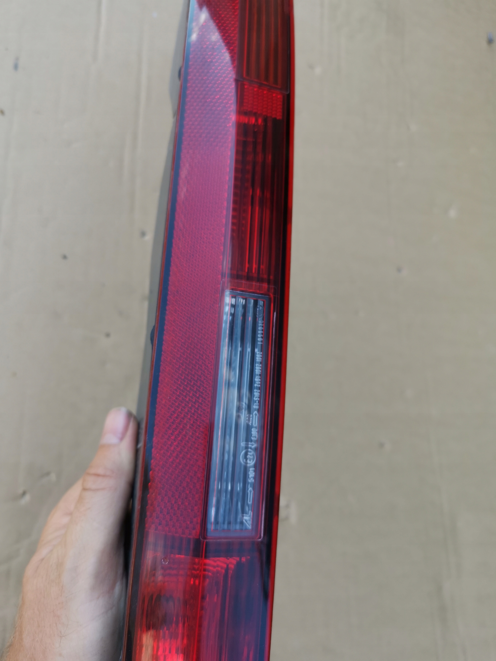 AUDI Q7 2015- W bumper light right rear part rear