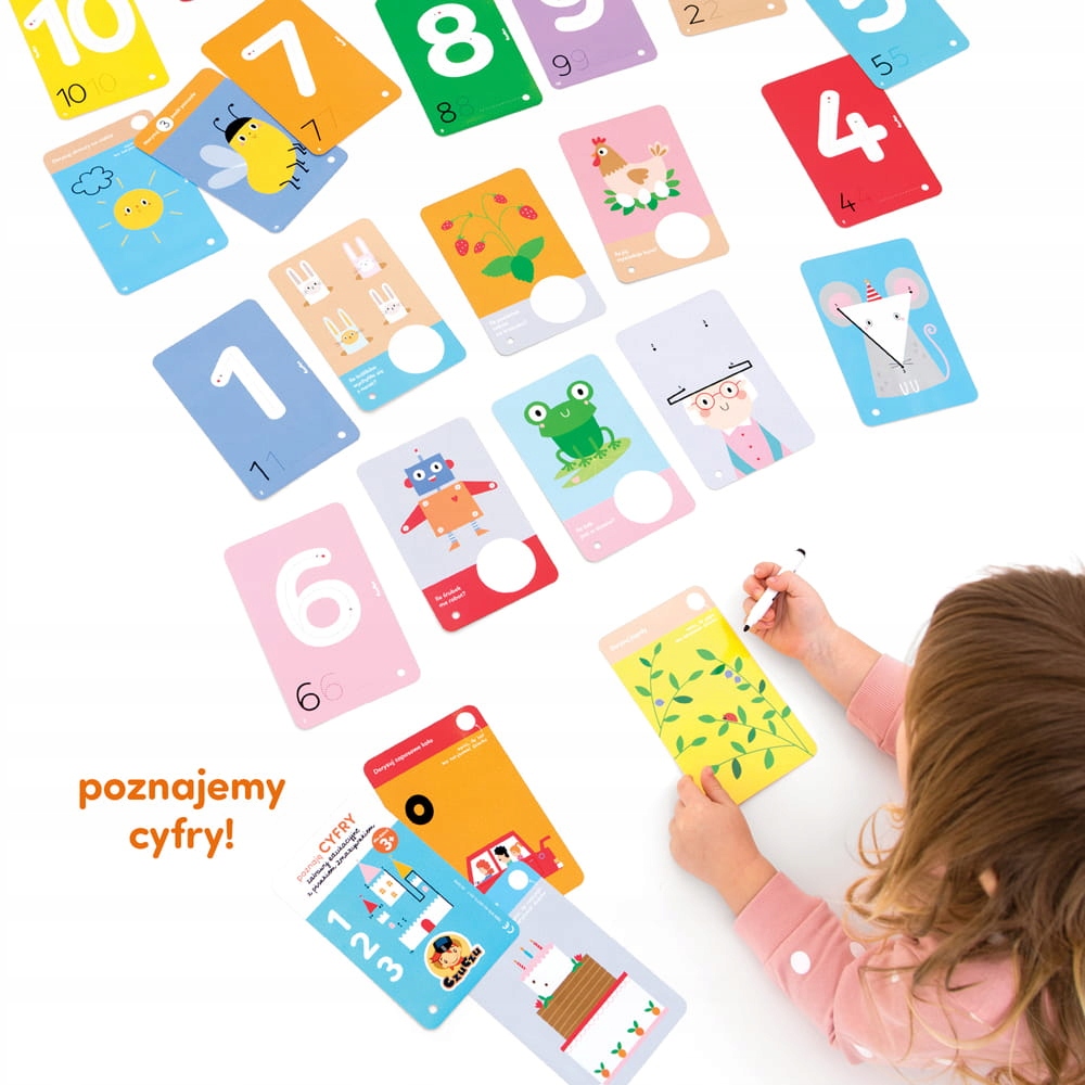 Zabawy edukacyjne z pisakiem Poznaję Cyfry CzuCzu Autor Praca zbiorowa