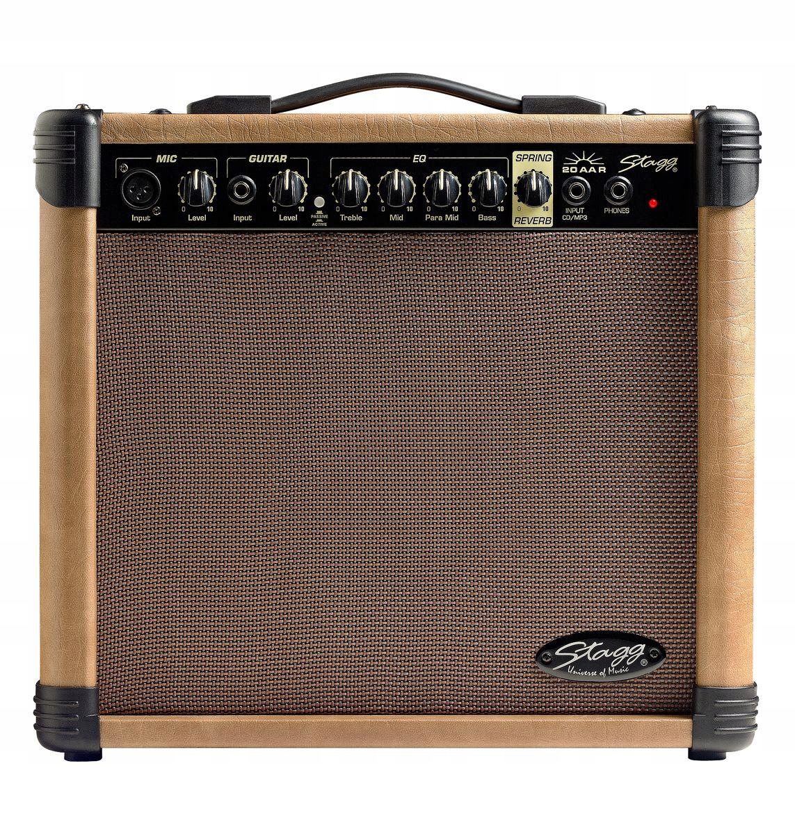 Stagg 20 AA R -combo akustyczne 20 Watt z reverbem