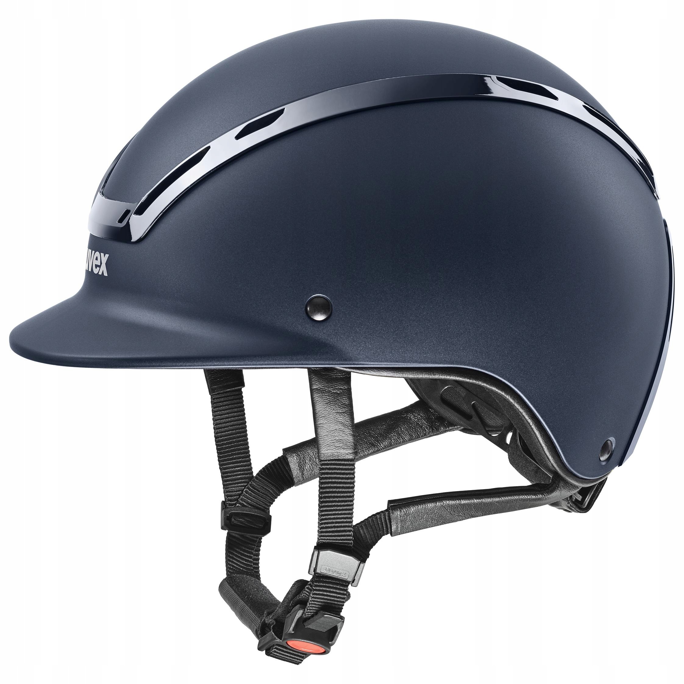 Kask jeździecki Uvex Exxeed active regulowany lekki granatowy S-m (56-58)