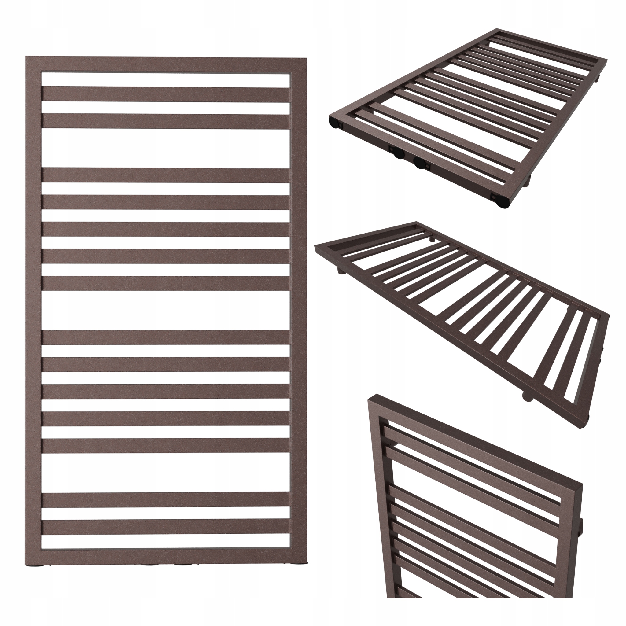 Koupelnový radiátor Pro-term 1280x530 Bordo