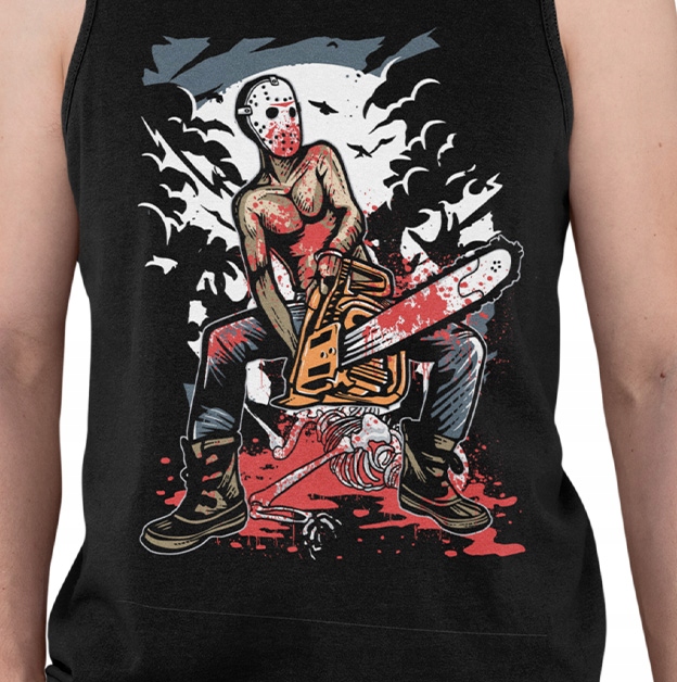 TANK TOP HORROR/ROCK CHAINSAW KILLER Marka inna