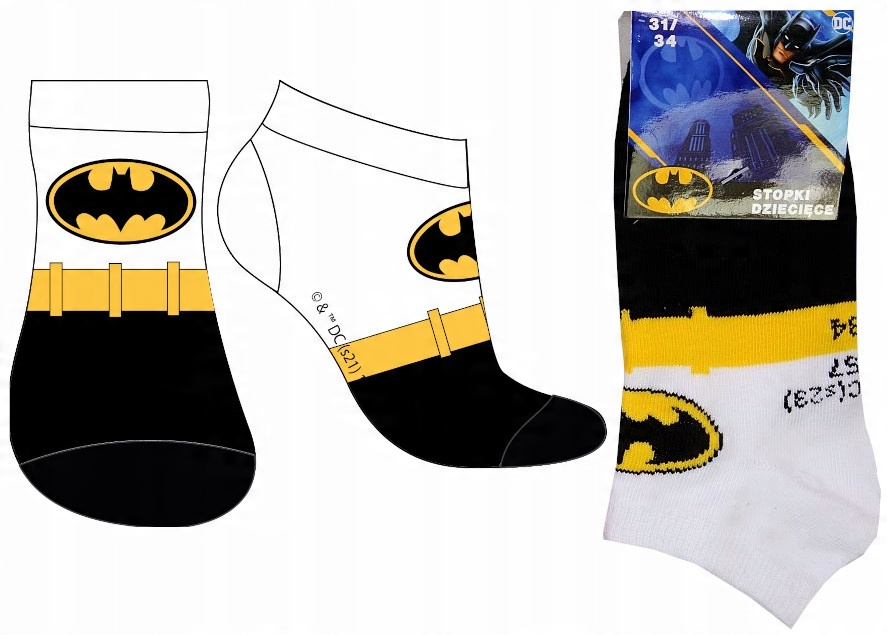 

Batman skarpetki Stopki chłopięce 23/26 R074i
