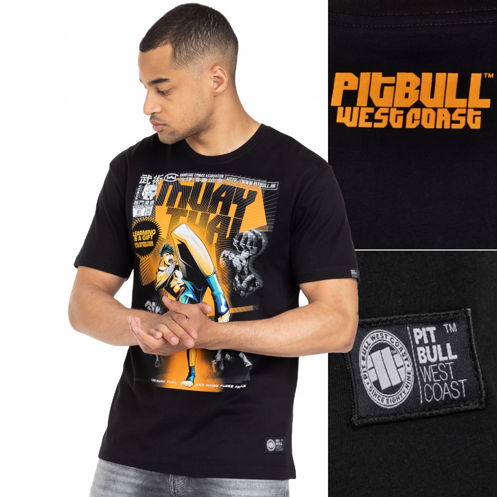 

Pitbull Koszulka Muay Thai Comics (M) Czarna