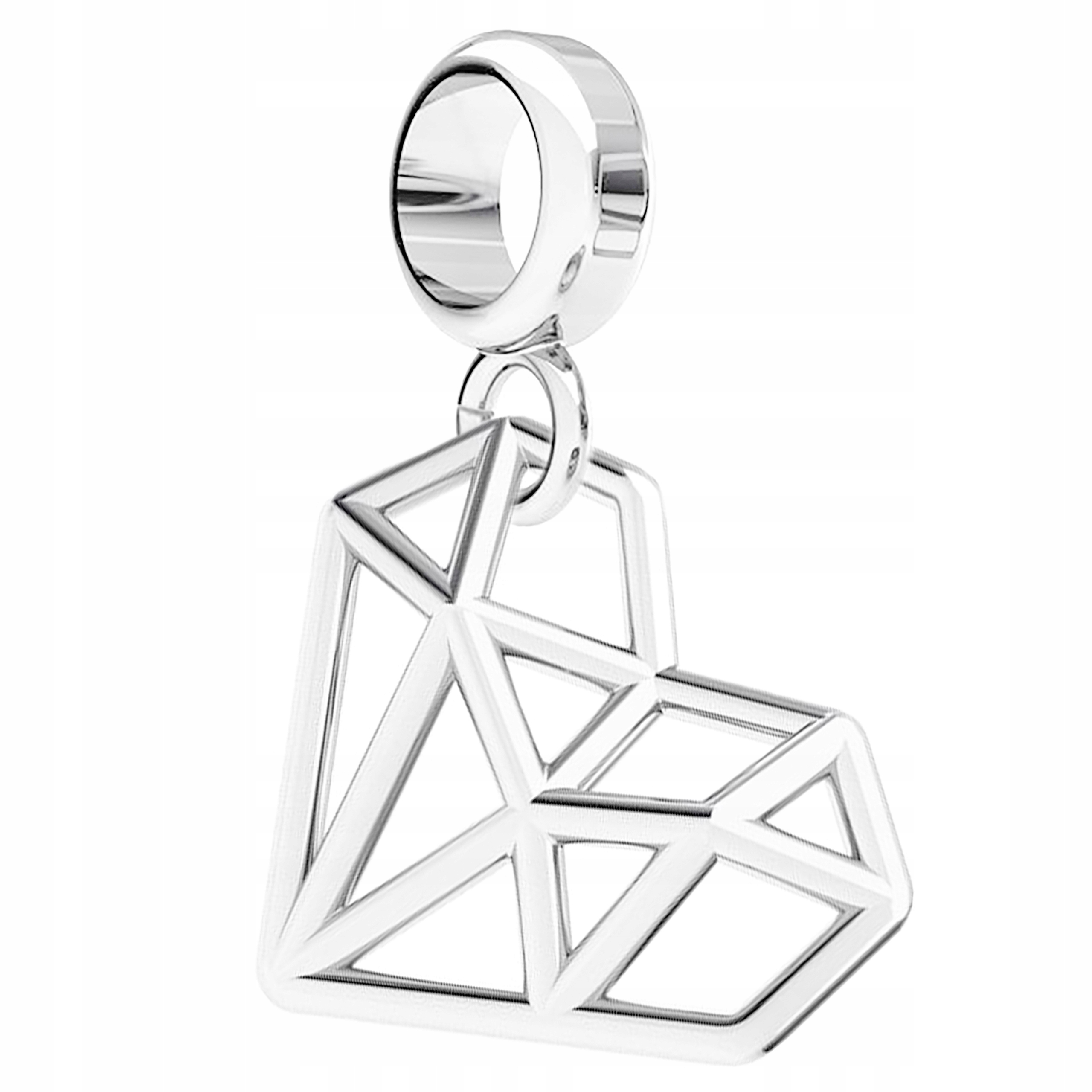 

Charms wiszący Ażurowe Serce srebro 925