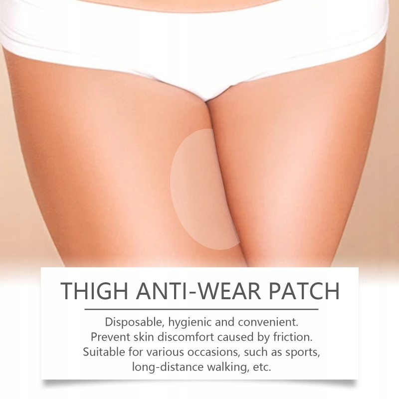 WKŁADKI NAKLEJKI OPASKA PRZECIW OTARCIOM UD NA UDA 10 szt. Kolor beżowy