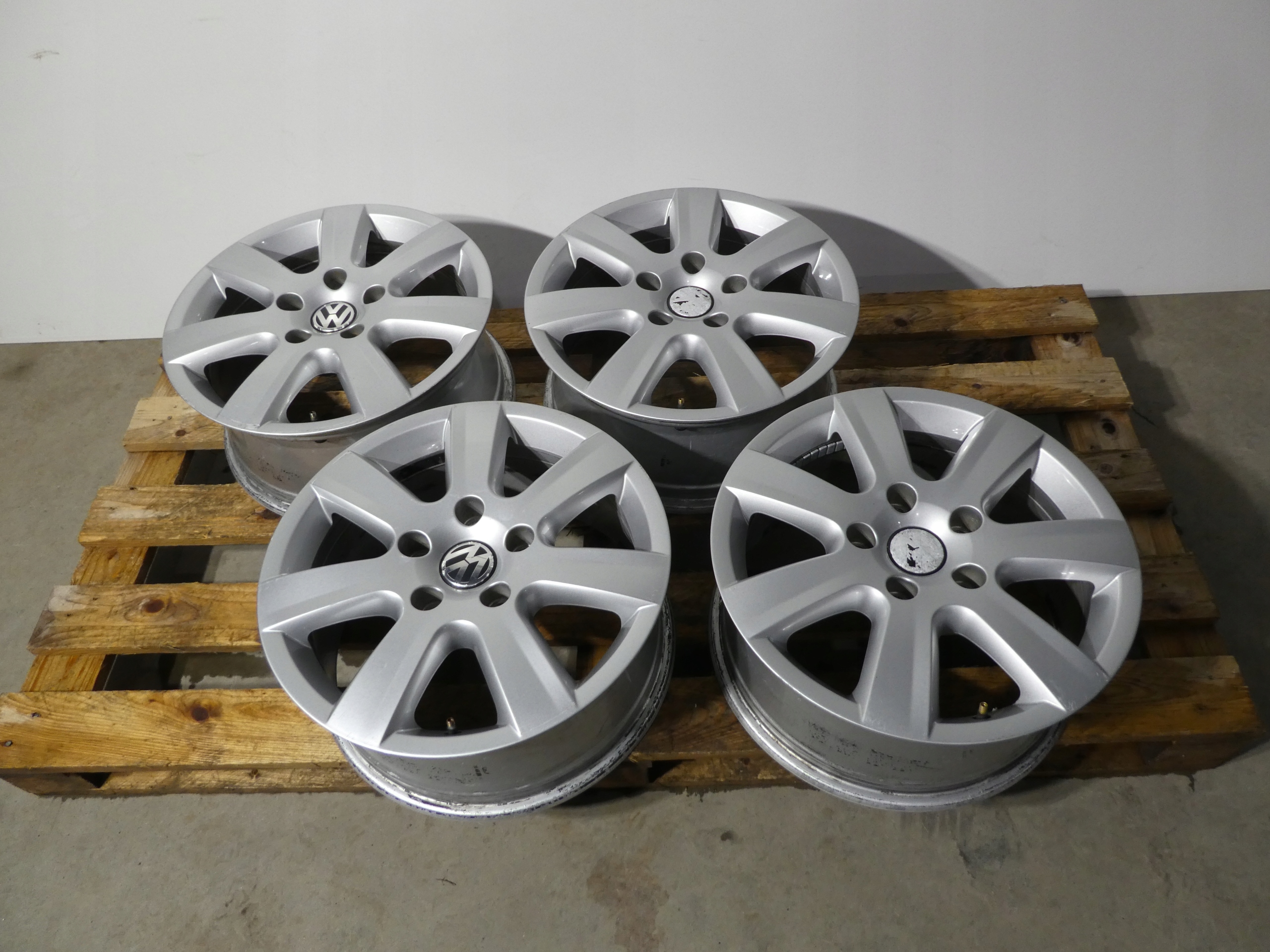 4X ORYGINALNE disc VW TOUAREG 7P6601025 5X130 17