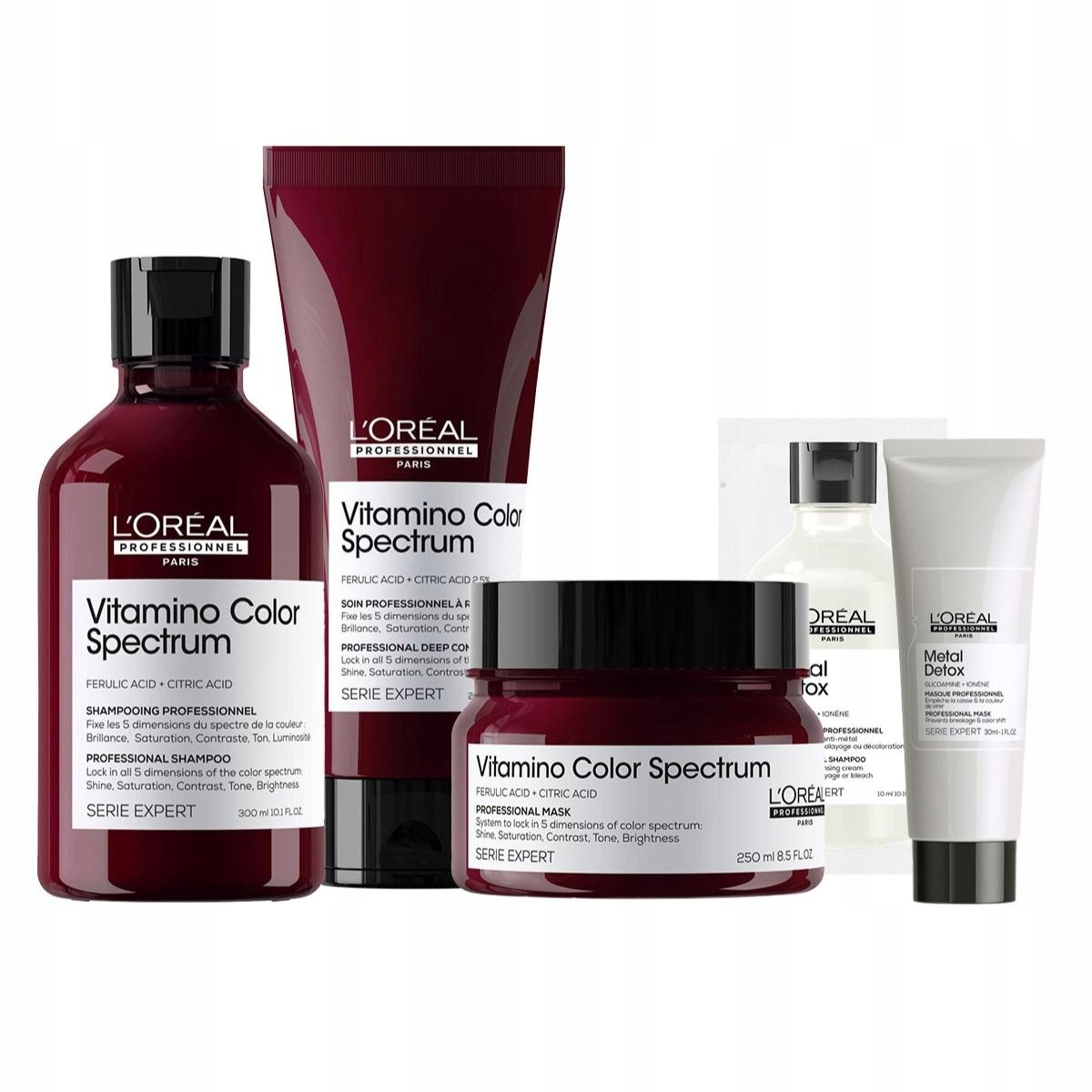 Loreal Vitamino Color Spectrum šampon kondicionér maska sada Dárek