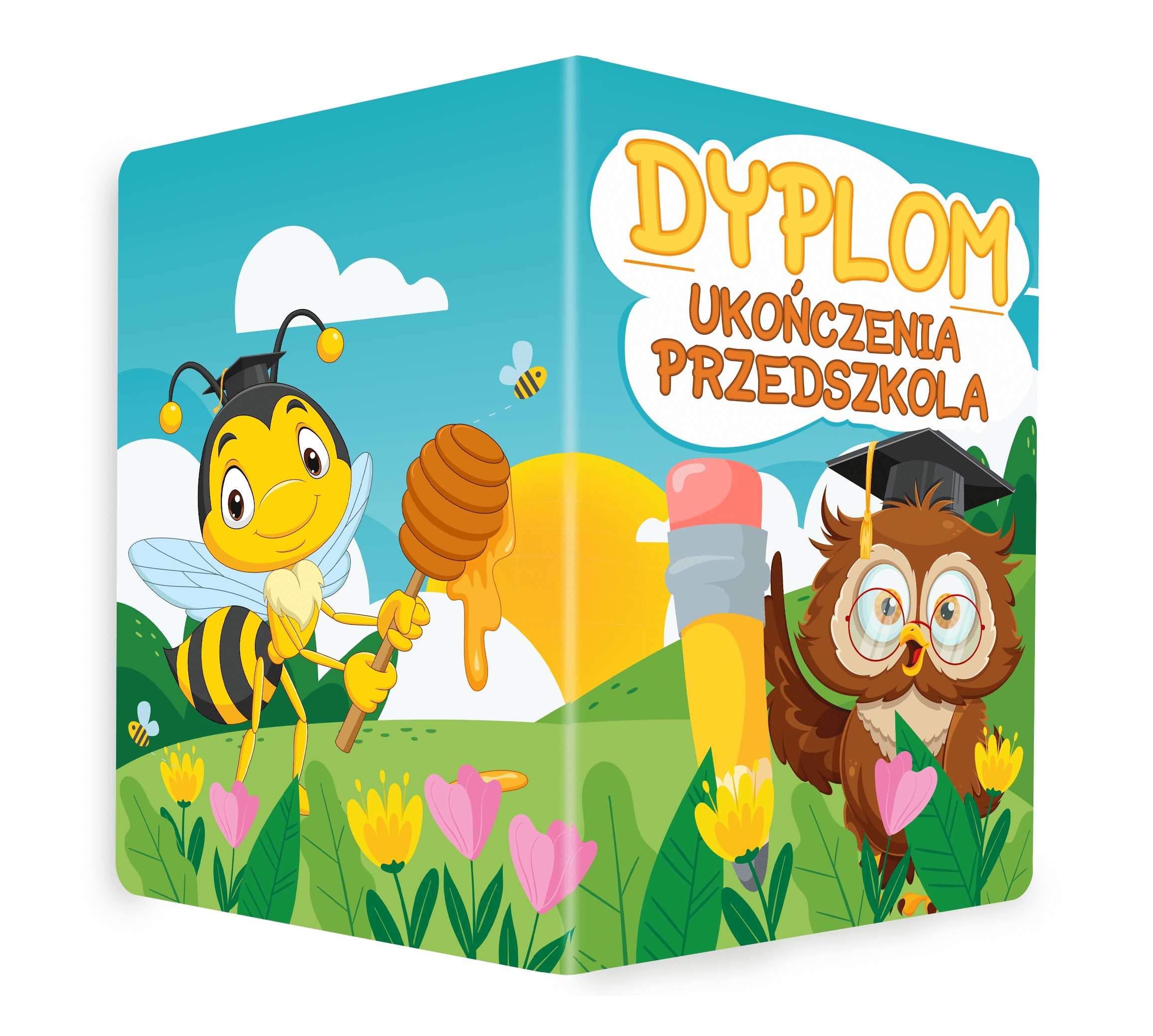 СКЛАДНОЙ ДИПЛОМ ОБ ОКОНЧАНИИ ДЕТСКОГО САДА-ПРИРОДА-В КОНЦЕ ГОДА