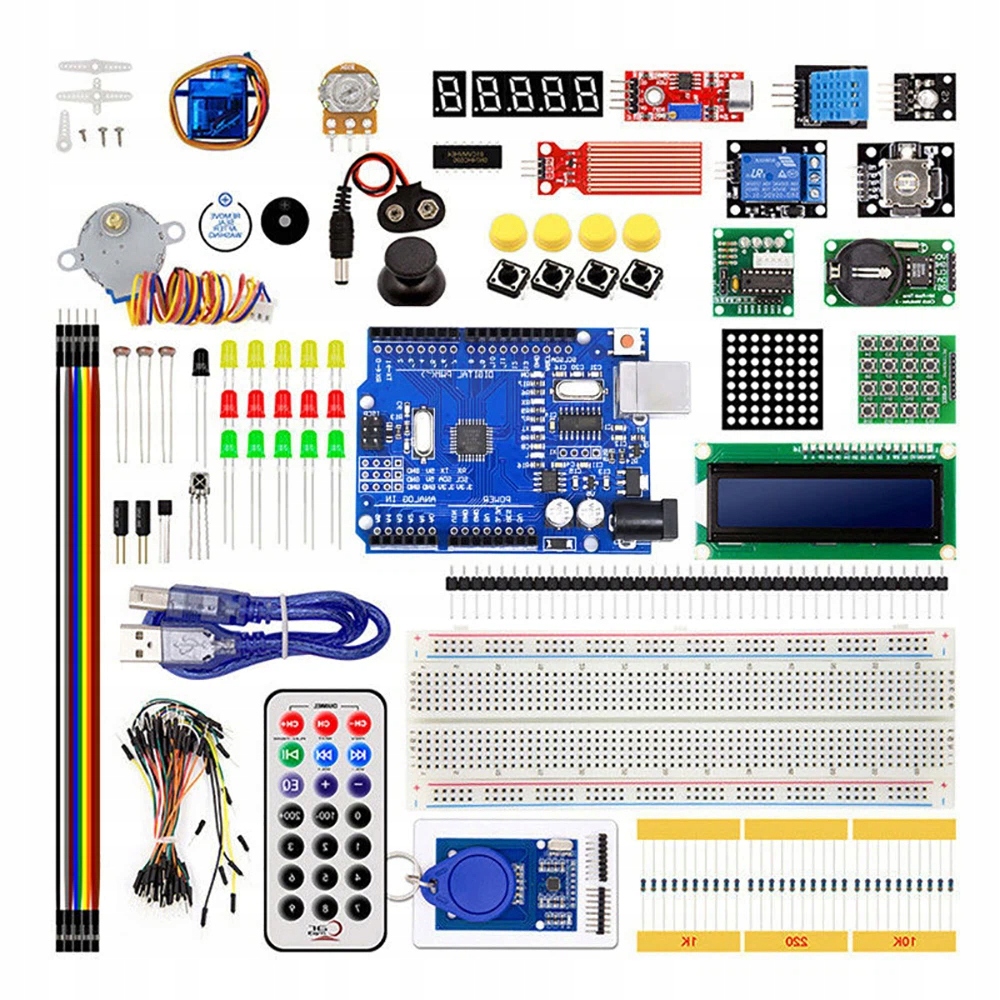 СТАРТОВЫЙ НАБОР ДЛЯ ОБУЧЕНИЯ ПРОГРАММИРОВАНИЮ ДЛЯ ARDUINO ДЛЯ НАЧИНАЮЩИХ XXL
