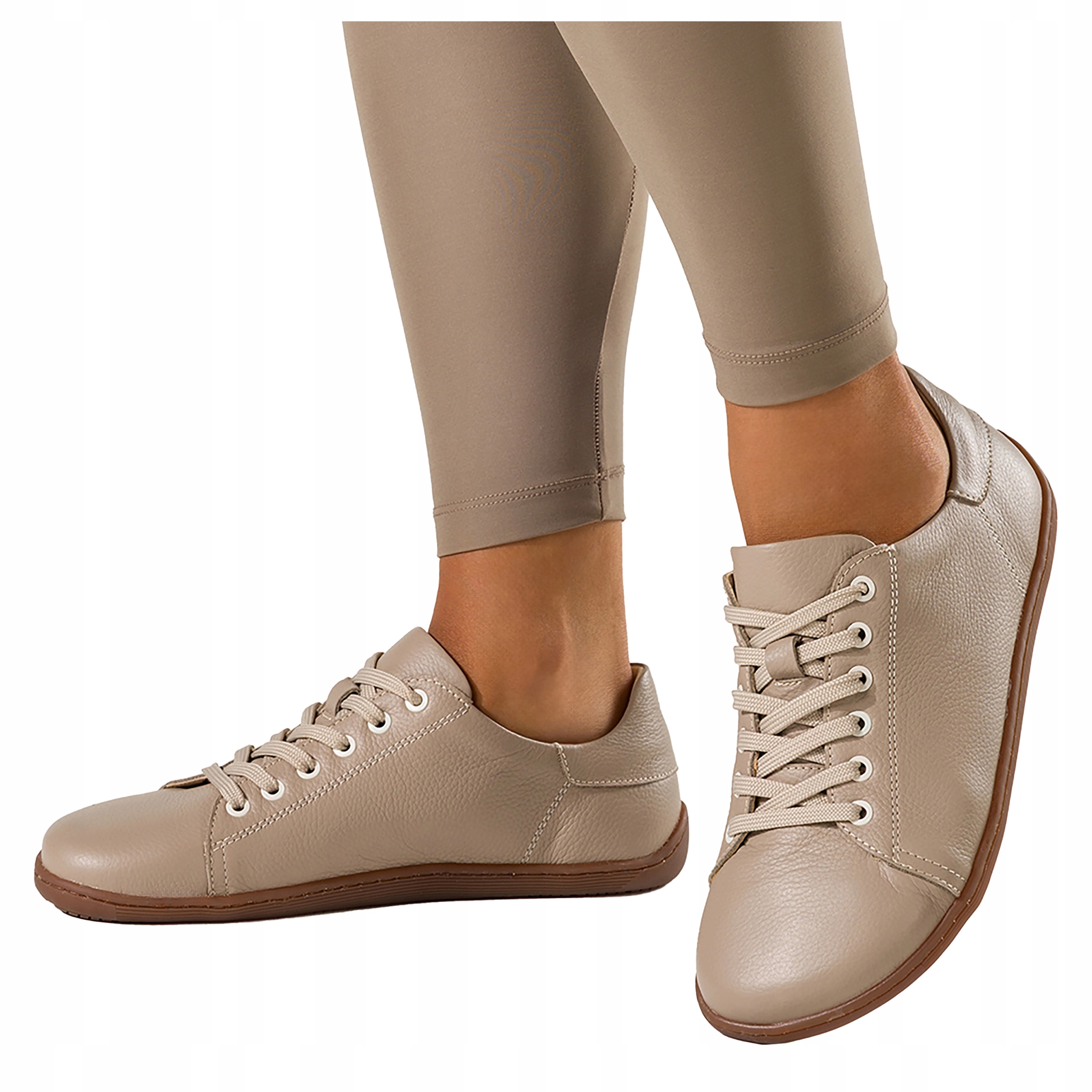 Kožené polobotky Dámské Barefoot Elastická podrážka Polský Výrobek vel. 40